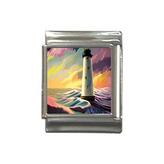 Lighthouse Colorful Abstract Art Italian Charm (13mm) by uniart180623