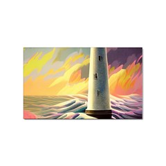 Lighthouse Colorful Abstract Art Sticker Rectangular (100 Pack) by uniart180623