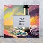 Lighthouse Colorful Abstract Art White Wall Photo Frame 5  x 7  Front