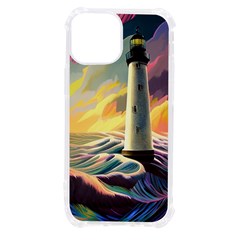 Lighthouse Colorful Abstract Art Iphone 13 Mini Tpu Uv Print Case