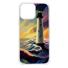 Lighthouse Colorful Abstract Art Iphone 13 Pro Max Tpu Uv Print Case