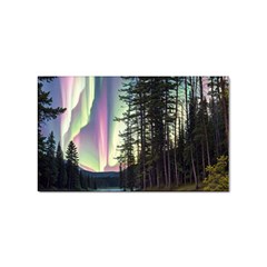 Northern Lights Aurora Borealis Sticker Rectangular (100 Pack) by uniart180623