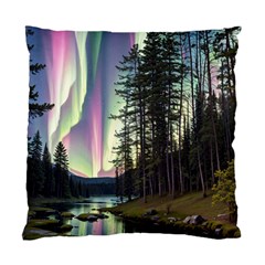 Northern Lights Aurora Borealis Standard Cushion Case (one Side) by uniart180623