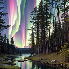 Northern Lights Aurora Borealis Play Mat (rectangle) by uniart180623