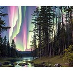 Northern Lights Aurora Borealis Deluxe Canvas 14  x 11  (Stretched) 14  x 11  x 1.5  Stretched Canvas