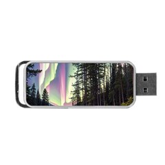 Northern Lights Aurora Borealis Portable Usb Flash (one Side) by uniart180623