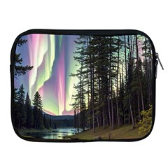 Northern Lights Aurora Borealis Apple Ipad 2/3/4 Zipper Cases by uniart180623