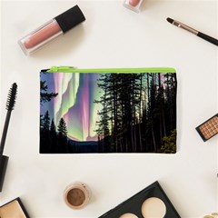 Northern Lights Aurora Borealis Cosmetic Bag (xs) by uniart180623