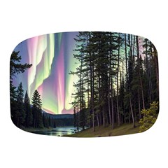 Northern Lights Aurora Borealis Mini Square Pill Box by uniart180623