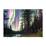 Northern Lights Aurora Borealis Crystal Sticker (A4) Front