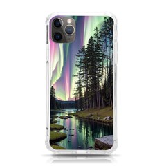 Northern Lights Aurora Borealis Iphone 11 Pro Max 6 5 Inch Tpu Uv Print Case by uniart180623