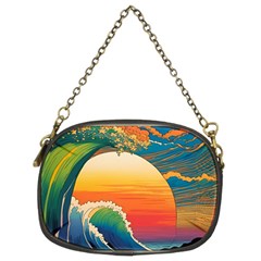 Waves Rainbow Sea Chain Purse (two Sides) by uniart180623