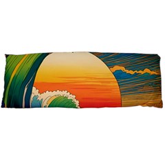 Waves Rainbow Sea Body Pillow Case (dakimakura) by uniart180623