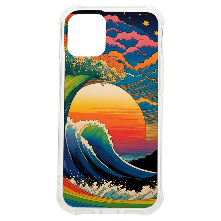 Waves Rainbow Sea iPhone 12 mini TPU UV Print Case	