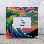 Waves Rainbow Sea White Box Photo Frame 4  x 6  Front