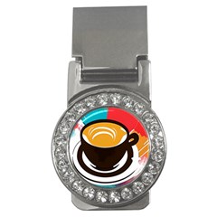 Coffee Tea Cappuccino Money Clips (cz)  by uniart180623