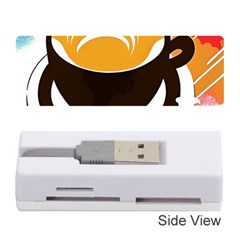 Coffee Tea Cappuccino Memory Card Reader (stick) by uniart180623