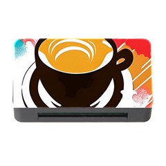 Coffee Tea Cappuccino Memory Card Reader With Cf by uniart180623