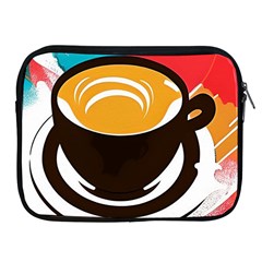 Coffee Tea Cappuccino Apple Ipad 2/3/4 Zipper Cases by uniart180623