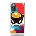 Coffee Tea Cappuccino Samsung Galaxy Note 20 TPU UV Case Front