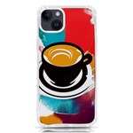 Coffee Tea Cappuccino iPhone 14 Plus TPU UV Print Case Front