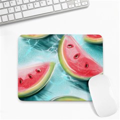 Watermelon Fruit Juicy Summer Heat Small Mousepad by uniart180623