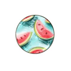 Watermelon Fruit Juicy Summer Heat Hat Clip Ball Marker by uniart180623