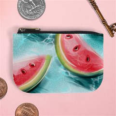 Watermelon Fruit Juicy Summer Heat Mini Coin Purse by uniart180623