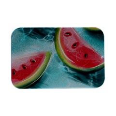 Watermelon Fruit Juicy Summer Heat Open Lid Metal Box (silver)  