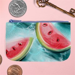 Watermelon Fruit Juicy Summer Heat Large Coin Purse by uniart180623