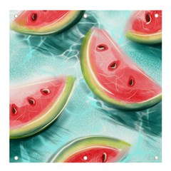 Watermelon Fruit Juicy Summer Heat Banner And Sign 4  X 4  by uniart180623