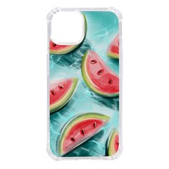 Watermelon Fruit Juicy Summer Heat Iphone 14 Tpu Uv Print Case by uniart180623