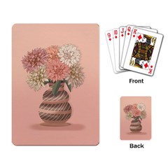 Flowers Vase Rose Plant Vintage Playing Cards Single Design (rectangle) by uniart180623