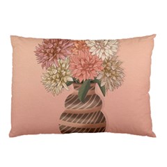 Flowers Vase Rose Plant Vintage Pillow Case by uniart180623