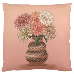 Flowers Vase Rose Plant Vintage Standard Premium Plush Fleece Cushion Case (one Side) by uniart180623