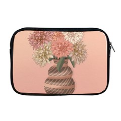 Flowers Vase Rose Plant Vintage Apple Macbook Pro 17  Zipper Case by uniart180623