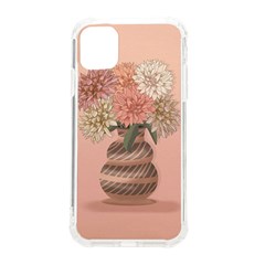 Flowers Vase Rose Plant Vintage Iphone 11 Tpu Uv Print Case by uniart180623