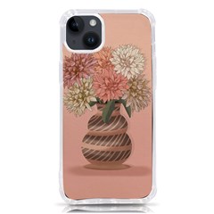 Flowers Vase Rose Plant Vintage Iphone 14 Plus Tpu Uv Print Case by uniart180623