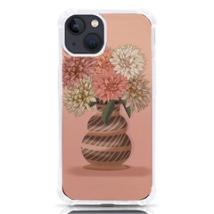 Flowers Vase Rose Plant Vintage Iphone 13 Tpu Uv Print Case by uniart180623