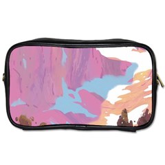 Pink Mountains Grand Canyon Psychedelic Mountain Toiletries Bag (two Sides) by uniart180623