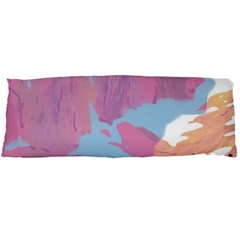 Pink Mountains Grand Canyon Psychedelic Mountain Body Pillow Case (dakimakura) by uniart180623