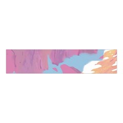 Pink Mountains Grand Canyon Psychedelic Mountain Velvet Scrunchie by uniart180623