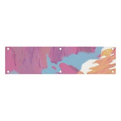 Pink Mountains Grand Canyon Psychedelic Mountain Banner And Sign 4  X 1  by uniart180623