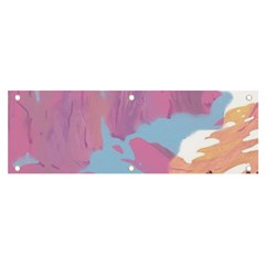 Pink Mountains Grand Canyon Psychedelic Mountain Banner And Sign 6  X 2  by uniart180623