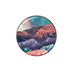 Adventure Psychedelic Mountain Hat Clip Ball Marker by uniart180623