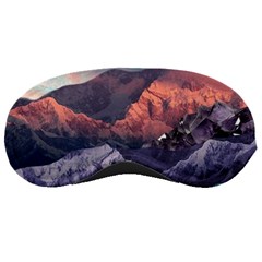 Adventure Psychedelic Mountain Sleep Mask by uniart180623