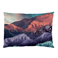 Adventure Psychedelic Mountain Pillow Case (two Sides) by uniart180623