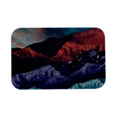 Adventure Psychedelic Mountain Open Lid Metal Box (silver)   by uniart180623