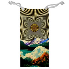 Surreal Art Psychadelic Mountain Jewelry Bag by uniart180623