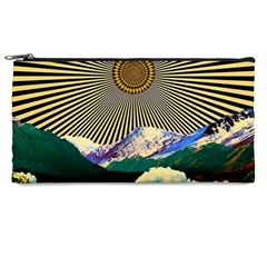 Surreal Art Psychadelic Mountain Pencil Case by uniart180623